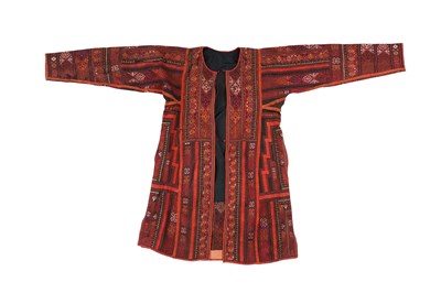 Lot 273 - A TURKMEN TEKKE TRIBE EMBROIDERED JACKET