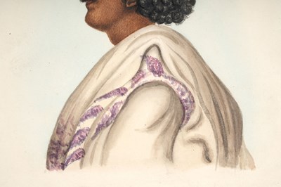 Lot 38 - A PROFILE PORTRAIT OF THE INDIAN REFORMER, RAJA RAM MOHAN ROY (1772 - 1833)