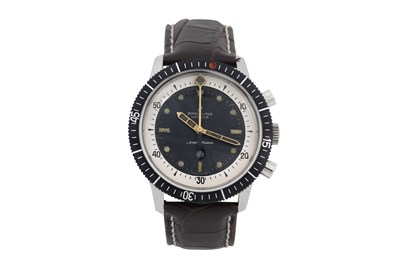 Lot 6 - A RARE MEN’S BREITLING MANUAL CHRONGORAPH DIVERS WRISTWATCH.