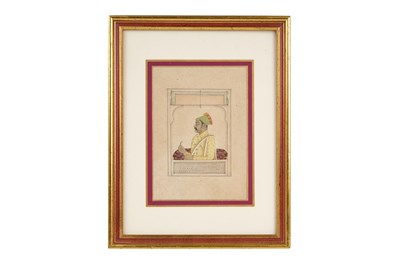 Lot 44 - A JHAROKHA PROFILE PORTRAIT OF AN INDIAN NOBLEMAN