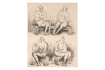 Lot 108 - HENRY MOORE (BRITISH, 1898 - 1986)