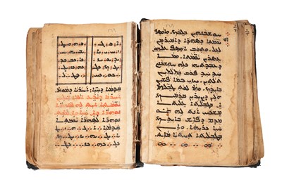Lot 32 - A KARSHUNI MANUSCRIPT INCLUDING A COMPENDIUM OF HEALING, PRAYERS, AND ASTROLOGY