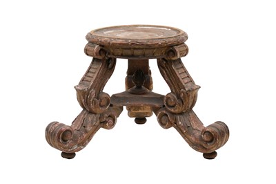 Lot 143 - A GILT-WOOD STAND