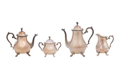 Lot 2 - A SILVER PLATED TEA AND COFFEE SERVICE BY WEBSTER WILCOX