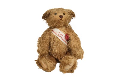 Lot 122 - A STEIFF BEAR IN AID OF THE BRITISH RED CROSS SOCIETY
