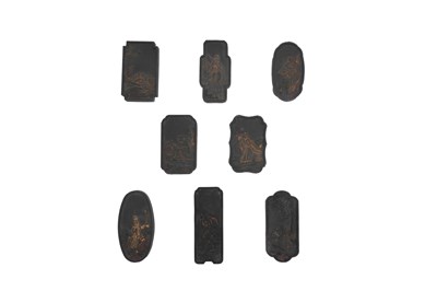 Lot 71 - A SET OF EIGHT CHINESE INK CAKES