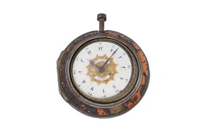 Lot 162 - A GEORGE III TRIPLE CASED POCKET WATCH FOR THE OTTOMAN MARKET