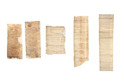 Lot 51 - A GROUP OF FIVE DOCUMENTS INCLUDING THREE WAQF AND A PETITION