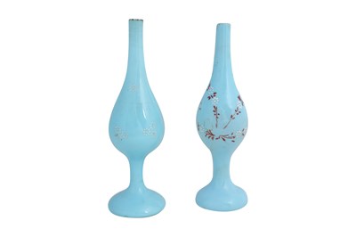 Lot 223 - TWO BEYKOZ GLASS ROSEWATER SPRINKLERS
