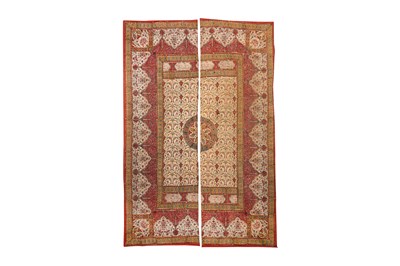 Lot 236 - A BLOCK PRINTED QALAMKARI TEXTILE