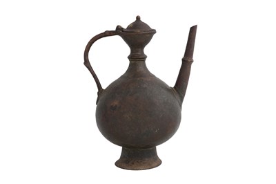 Lot 75 - A MUGHAL BRONZE EWER