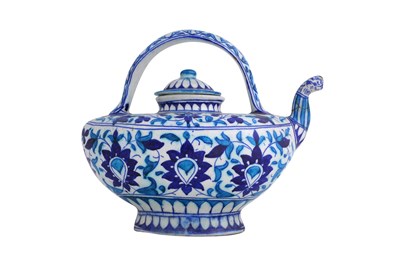Lot 26 - A MULTAN POTTERY EWER