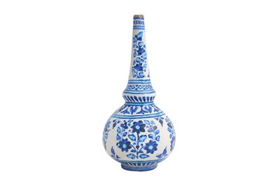 Lot 24 - A SIGNED MULTAN POTTERY ROSEWATER SPRINKLER
