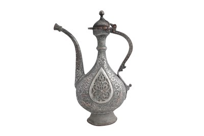 Lot 88 - A CENTRAL ASIAN TINNED COPPER EWER (AFTABA)