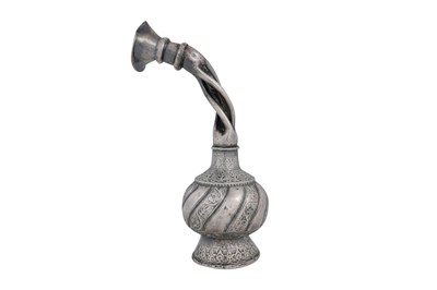 Lot 193 - A CAUCASIAN GEORGIAN SILVER WINE JUG (KARKARA)
