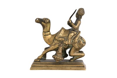 Lot 80 - A BRASS VIZAGAPATAM TOY SOLDIER