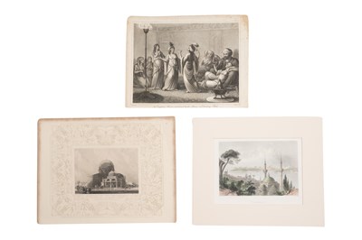 Lot 118 - A COLLECTION OF THREE LITHOGRAPHIC PRINTS WITH ORIENTALIST SUBJECT