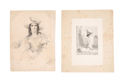 Lot 116 - TWO LITHOGRAPHIC PRINTS WITH ORIENTAL SUBJECTS