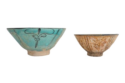Lot 2 - TWO MEDIEVAL PERSIAN POTTERY BOWLS