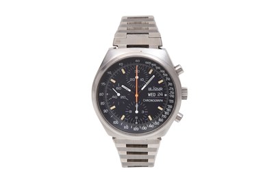 Lot 78 - A MEN’S LE JOUR STAINLESS STEEL AUTOMATIC CHRONOGRAPH BRACELET WATCH.