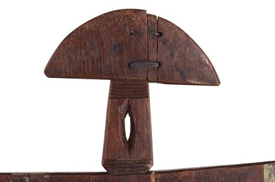 Lot 8 - A CARVED WOOD HAUSA TRIBE WRITING BOARD