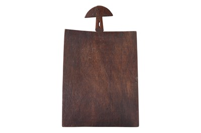 Lot 8 - A CARVED WOOD HAUSA TRIBE WRITING BOARD