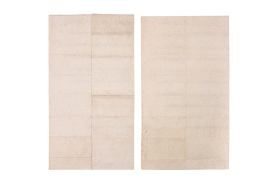 Lot 36 - TWO OFFICIAL INDIAN DOCUMENTS IN MODI SCRIPT (MARATHI LANGUAGE)