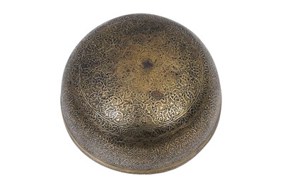 Lot 202 - A VENETO-SARACENIC SILVER-INLAID BRASS BOWL