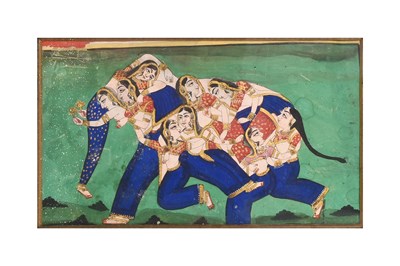 Lot 45 - A COMPOSITE ELEPHANT