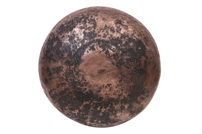 Lot 115 - A LARGE TINNED COPPER BOWL
