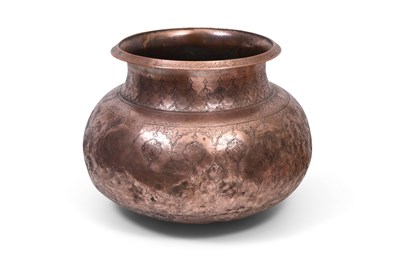 Lot 115 - A LARGE TINNED COPPER BOWL