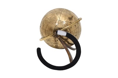 Lot 141 - AN ENGRAVED BRASS CELESTIAL GLOBE WITH ARABIC INSCRIPTIONS