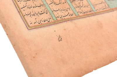 Lot 129 - A LOOSE ILLUSTRATED FOLIO FROM A SHAHNAMA BY FIRDAWSI (D. 1010)