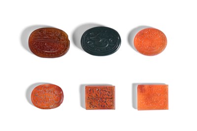 Lot 24 - SIX NOMINAL INTAGLIO SEALS WITH MAKERS' NAMES