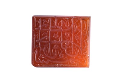 Lot 13 - THREE ENGRAVED CARNELIAN INTAGLIO SEALS