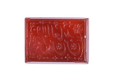 Lot 13 - THREE ENGRAVED CARNELIAN INTAGLIO SEALS