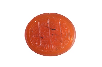 Lot 13 - THREE ENGRAVED CARNELIAN INTAGLIO SEALS