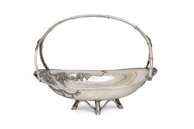 Lot 111 - A SILVER 'WISTERIA' BASKET