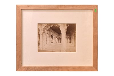 Lot 77 - MONUMENTS OF INDIA: TWO BLACK-AND-WHITE PHOTOGRAPHS OF MUGHAL PAVILIONS