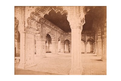 Lot 77 - MONUMENTS OF INDIA: TWO BLACK-AND-WHITE PHOTOGRAPHS OF MUGHAL PAVILIONS