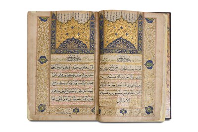 Lot 122 - AN INCOMPLETE LATE QAJAR QUR’AN: SURA QAF TO AN-NAS