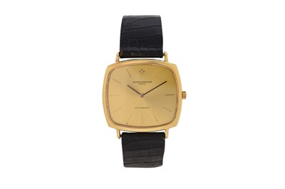 Lot 32 - AN ELEGANT MEN'S VACHERON & CONSTANTIN 18K YELLOW GOLD AUTOMATIC WRISTWATCH.