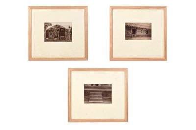Lot 76 - MONUMENTS OF INDIA: THREE BLACK-AND-WHITE PHOTOGRAPHS OF GWALIOR'S ARCHITECTURAL LANDMARKS